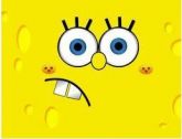 Bob esponja - Cartela com 10 adesivos
